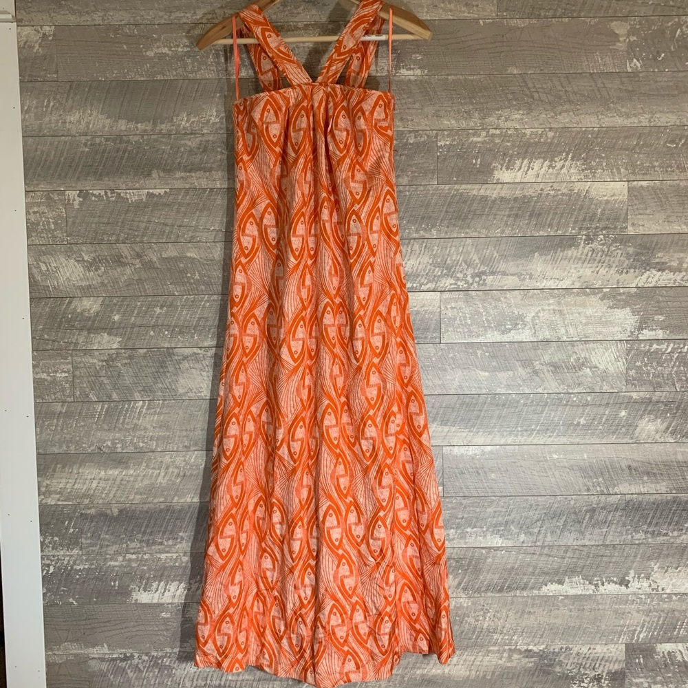 Orange Maxi Dress